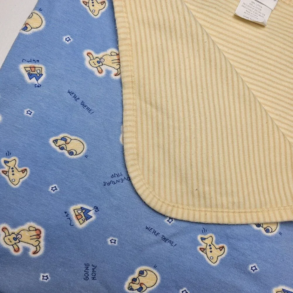 Carter's Emu Namae Dog Blanket 2000 Blue Yellow 28